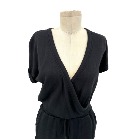 L*Space Great Escape‎ Romper Black Modal Short Sleeve Size XS - Picture 3 of 10
